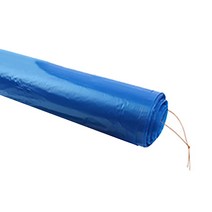 그린팩코리아 재활용 투명 배접 비닐봉지 쓰레기봉투 일자끈달이 55 x 73 청색, 40L, 1개
