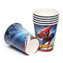 디즈니 마블 종이 파티컵 스파이더맨 오리지널 290ml, 1000개