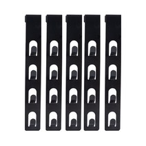 슈와츠코리아 4구 도어후크, 블랙, 5개