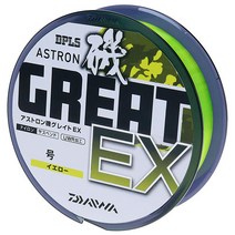 다이와 아스트론 이소 그레이트 EX 나일론 모노 라인 낚시줄 4호, YELLOW