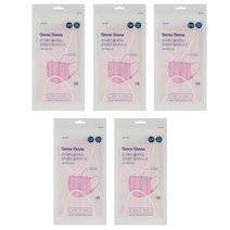 꼼마꼼마 온가족이 좋아하는 컬러 마스크 분홍색 대형, 5개입, 5개