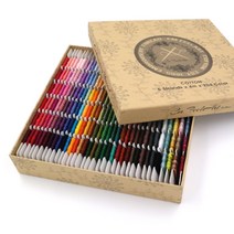 CM 면사 자수실 204종 세트, 혼합색상