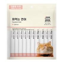 바우와우 무마진 짜먹는 고양이 간식 40p, 연어, 1개