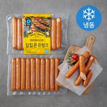 대상 리치부어스트 칼집 콘 프랑크 (냉동), 750g, 2개