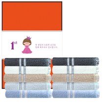 송월타월 도브스티치 세면타월 140g 30수 면사 + 케이스 + 돌잔치 띠지 500 x 70 mm, 랜덤발송(세면타월, 케이스), B타입(띠지), 10세트