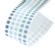 동글뱅이 롤 스티커, blue, 1개