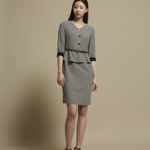 올리비아로렌 페플럼 벨트 원피스 VOCOAWM3111