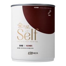 KCC 숲으로 셀프 철재용 에그쉘 수성페인트 1L, 라즈베리