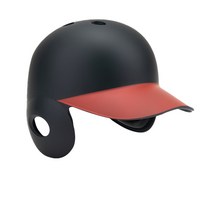 18.44 양귀 야구 헬멧, 블랙   레드