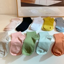 파스텔반목양말 10p 세트