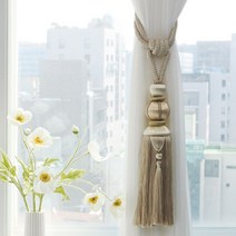 메종텍스타일 엘레강스 타이백 2p, 베이지