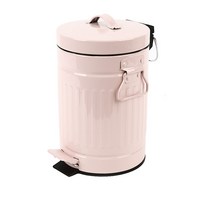 기프트캔 무소음 칼라 폐달 댐퍼기능 휴지통 3L, 핑크, 1개