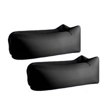 비비드 에어소파 비치백 2p, 블랙