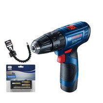 보쉬 10.8V 충전해머드릴 풀세트 GSB 120-LI, 1세트