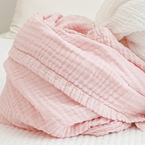 살포시 3중직 거즈 여름 홑이불, 라이트핑크