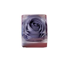 플라플라 큐빅 플라워 솝 차콜 블루, 115g, 1개