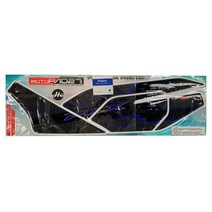 튠에이블 에폭시 카본 스타일 3D PCX 사이드 패드, 블루, 1개