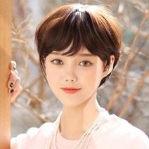 앨리스위그 페미닌쇼트 전체가발, 내츄럴블랙, 1개