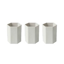 코이프 파스텔 펜꽂이 1칸 3p, 라이트그레이, 3개