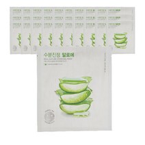 네이처리퍼블릭 리얼 네이처 알로에 하이드로 겔 마스크, 1개입, 40개
