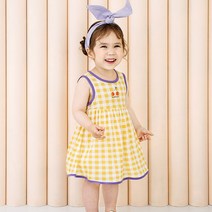삠뽀요 유아용 앵두 와플 원피스 KLEBC17
