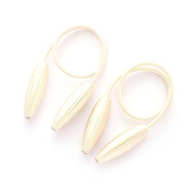 루비코코 귀여운 장식 커튼타이백, 화이트, 2개