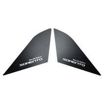 카이만 시즌2 메탈 C필러 포인트 가니쉬 3D 카본 블랙, 기아 쏘렌토 MQ4 2020년형 4월