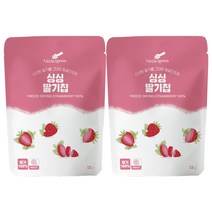 리틀스푼 동결건조 싱싱 과일칩 13g, 딸기, 2개