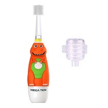 메가텐 키즈소닉 기본형 공룡 + 헤드커버 칫솔, MB-KS1008DI