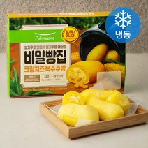 풀무원 비밀빵집 크림치즈 옥수수빵 (냉동), 450g, 1개