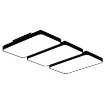 LED 시스템 거실 6등 150W 삼성칩, 블랙