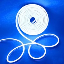LED 네온 아트 플렉스 줄조명 6mm x 5m 12V, 블루