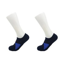 뉴탑 남성용 맨즈 다이아몬드 페이크삭스 일반형 2켤레, NAVY