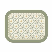 주방 빈티지 방수 식탁 매트, 08, 45 x 30 cm