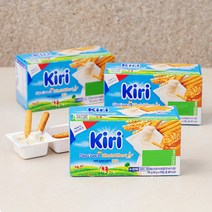 끼리 크림치즈 딥 앤 크런치 통밀 3입, 315g, 1팩