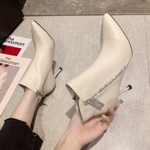 TCR 셀레나 7번 스틸레토 앵클부츠