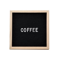 GUNU DIY 인테리어 펠트 레터 보드, 블랙