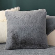 부드러운 인조 토끼털 쇼파쿠션 커버 단면