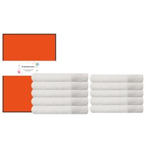 송월타월 샤보렌 소프트 세면타올 10p + 케이스 10p + 돌잔치 띠지 500 x 70 mm 10p, 아이보리(세면타올), 랜덤발송(케이스), A타입(띠지), 1세트