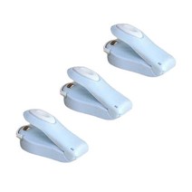 프랑온드 휴대용 다용도 미니 핸드 열 봉지 씰링기계, 랜덤발송, 3개