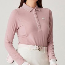 헤지스골프 여성용 원포인트 약기모 카라 티셔츠 HWTS1D741P1