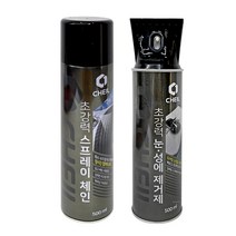 제일 초강력 스프레이 체인 500ml + 초강력 눈 성에제거제 500ml, 1세트