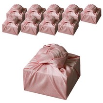 통샵 실크 홑 보자기 55 x 55 cm, 667 베이비핑크, 10개