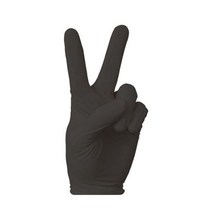 아이밀리 프리미엄 니트릴 PVC 합성장갑 블랙 M, 1개, 100개, 중(M)