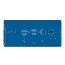 셀레네 플래닛 우주 데스크매트, A01