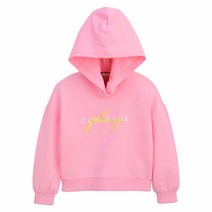 컬리수 여아용 소프트 후드 티셔츠 C221TSG30P