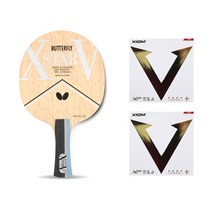 버터플라이 엑스타5 FL 탁구라켓 + 베가투어 탁구라켓 러버 2p