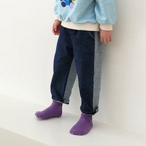 아동용 예니와동이 반반 반전 청바지