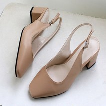 여성용 스퀘어 슬링백 5cm pr5002