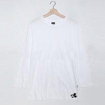 핑크시슬리 여성용 미키미니 자수 레이어드 롱 티셔츠